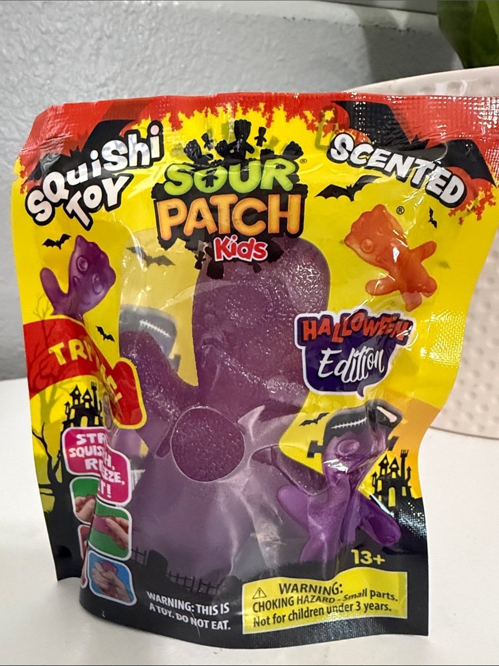Sour Patch Halloween Scented Squishi Toy - Purple